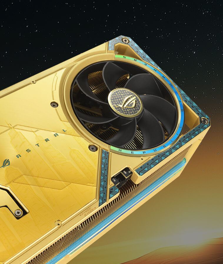 ROG Astral GeForce RTX™ 5090 Dhahab OC Edition